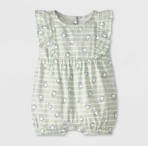 Miffy Romper Green Baby 0-3 Months New Without Tags